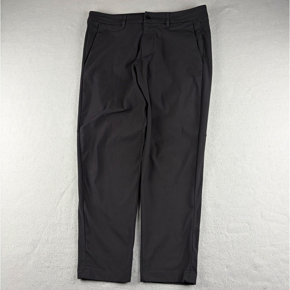 Lululemon Commission Pant Slim Warpstreme Black Men's 33 Fits 34x27